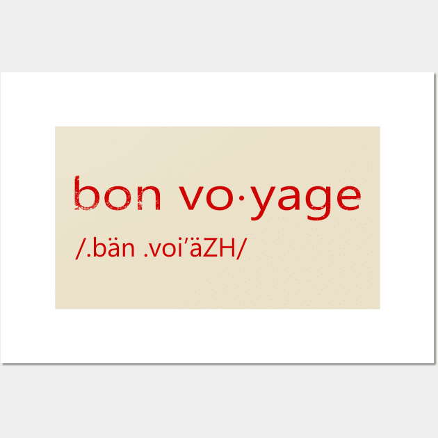 bon voyage Wall Art by LND4design